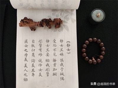 ​抄书76天 静女其姝，俟我于城隅---诗经《静女》