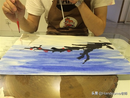 儿童创意美术:吹画-树真好