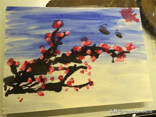 儿童创意美术:吹画-树真好