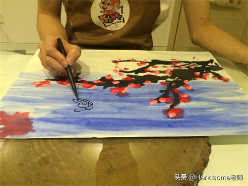 儿童创意美术:吹画-树真好