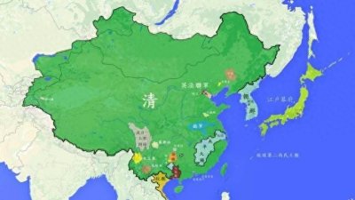 ​太平天国鼎盛时期的国土面积有多大，与清廷相比如何？