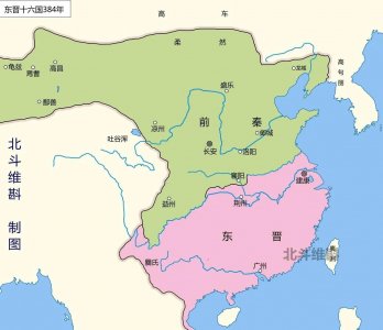 ​南北朝局势地图