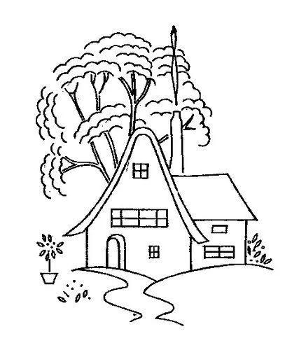 简单全面风景简笔画（简笔画各种风景大全）(4)