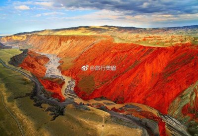 ​安集海大峡谷，别称红山大峡谷，位于沙湾县安集海镇以西的天山北坡